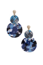 Load image into Gallery viewer, Acetate Round Dangle Earring
