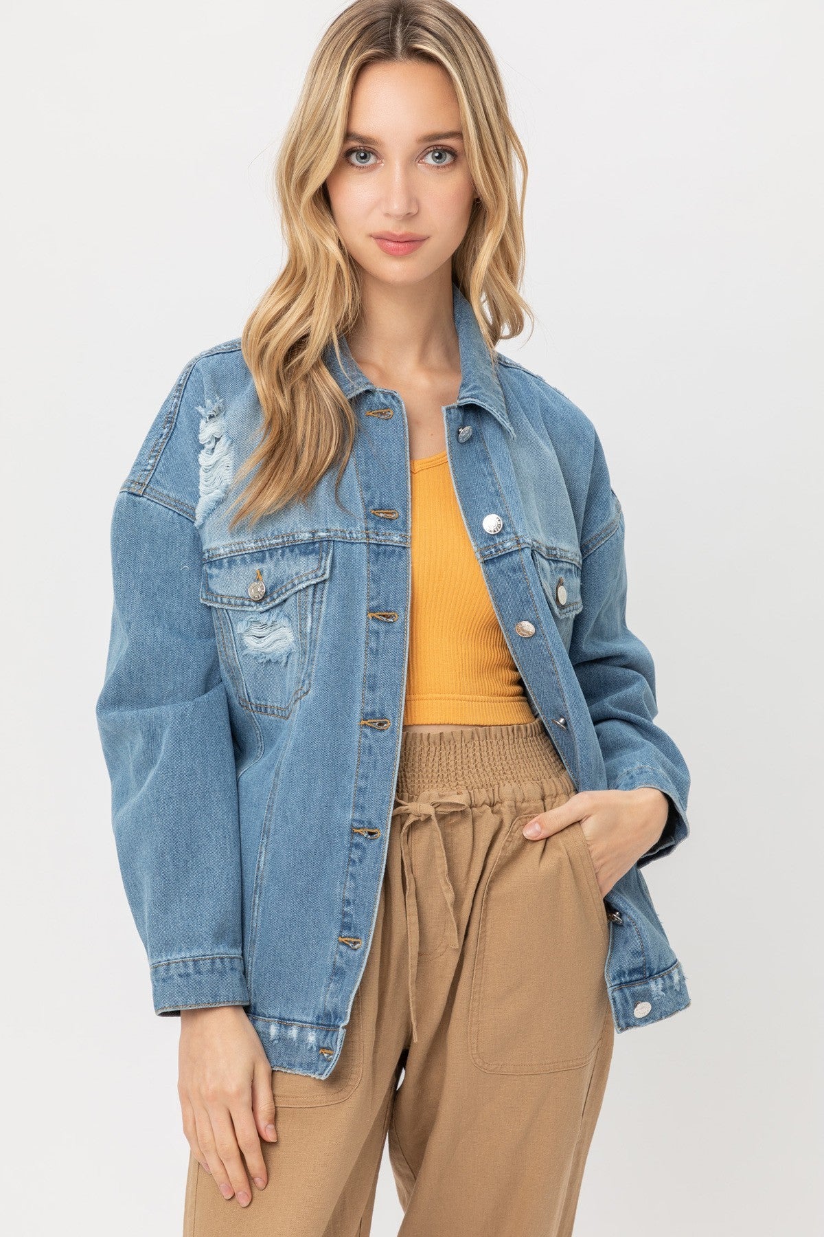 Denim Oversized Jacket