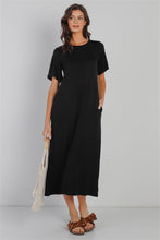 Load image into Gallery viewer, Short Sleeve Midi Dress
