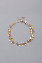 Load image into Gallery viewer, Dainty Star Charm Beaded Dangle Bracelet
