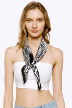 Load image into Gallery viewer, Zebra Print Neck Scarf
