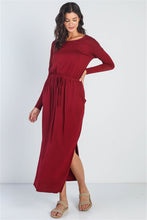 Load image into Gallery viewer, Midi Sleeve Basic Maxi Dress
