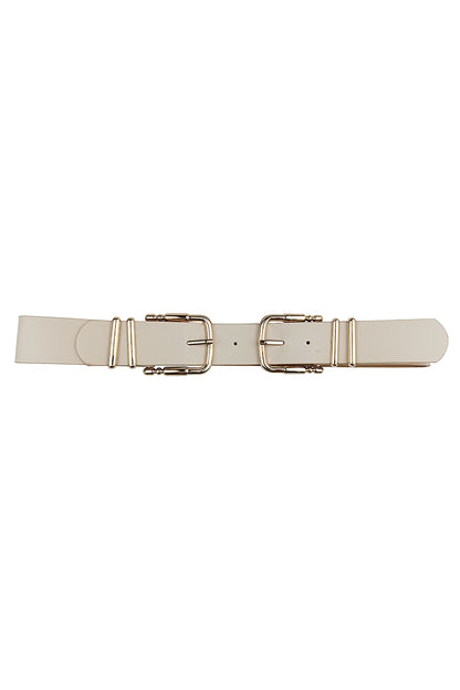 Double Sided Metal Smooth Buckle Belt