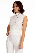 Load image into Gallery viewer, Eyelet Designed Fashion Short Top
