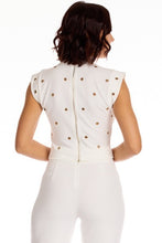 Load image into Gallery viewer, Eyelet Designed Fashion Short Top
