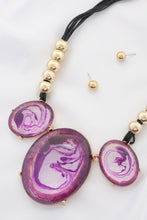 Load image into Gallery viewer, Triple Oval Statement Necklace
