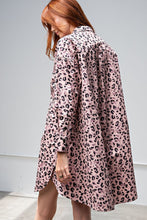 Load image into Gallery viewer, Leopard/animal Printed Shirt Dress
