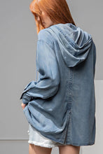 Load image into Gallery viewer, Washed Denim Shirt Jacket
