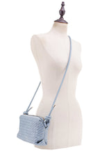 Load image into Gallery viewer, Braid Texture Zipper Crossbody Bag
