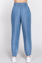 Load image into Gallery viewer, Ribbon Tie Detail Jogger Pants
