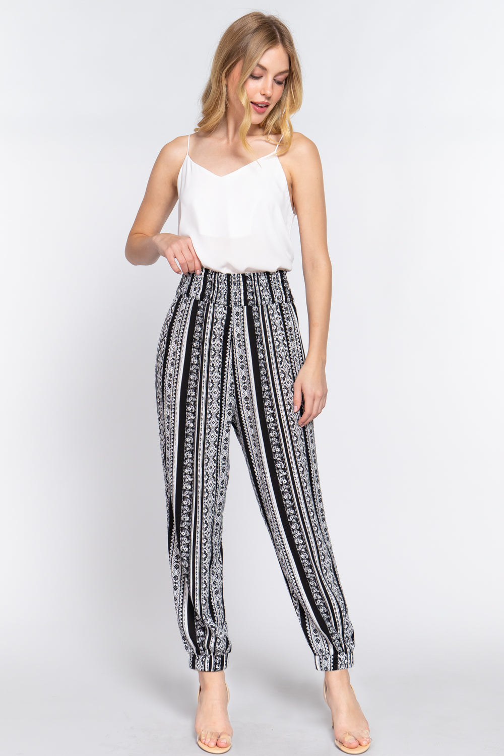 Printed Jogger Pants