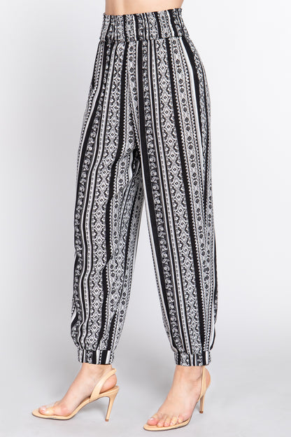 Printed Jogger Pants