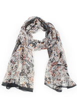 Load image into Gallery viewer, Paisley Print Chiffon Scarf
