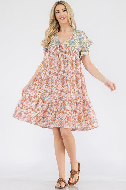 Flutter Sleeve Summer Dress