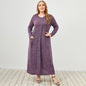 Plus Size Heathered Maxi Dress with Pocket