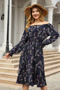 Floral Long Sleeve Dress