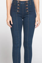 Load image into Gallery viewer, Button Waist Skinny Jeans
