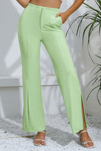 Load image into Gallery viewer, Slit High-Rise Flare Pants
