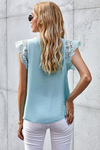 Load image into Gallery viewer, Sleeveless Crochet Lace Blouse
