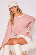 Load image into Gallery viewer, Vine &amp; Love Boat Neck Soft Touch Sweater Top
