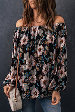 Load image into Gallery viewer, Floral Off-Shoulder Balloon Sleeve Blouse
