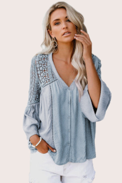 The Du Jour Crochet Blouse