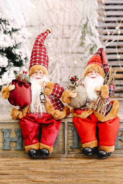 Christmas Sitting Santa Claus Figure