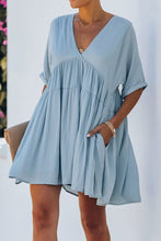 Load image into Gallery viewer, Kimono Sleeve Tiered Dress

