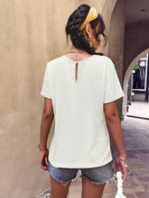Load image into Gallery viewer, Spliced Lace Textured Tee Shirt
