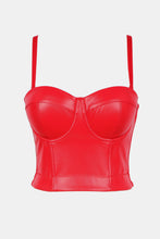 Load image into Gallery viewer, Faux Leather Bustier
