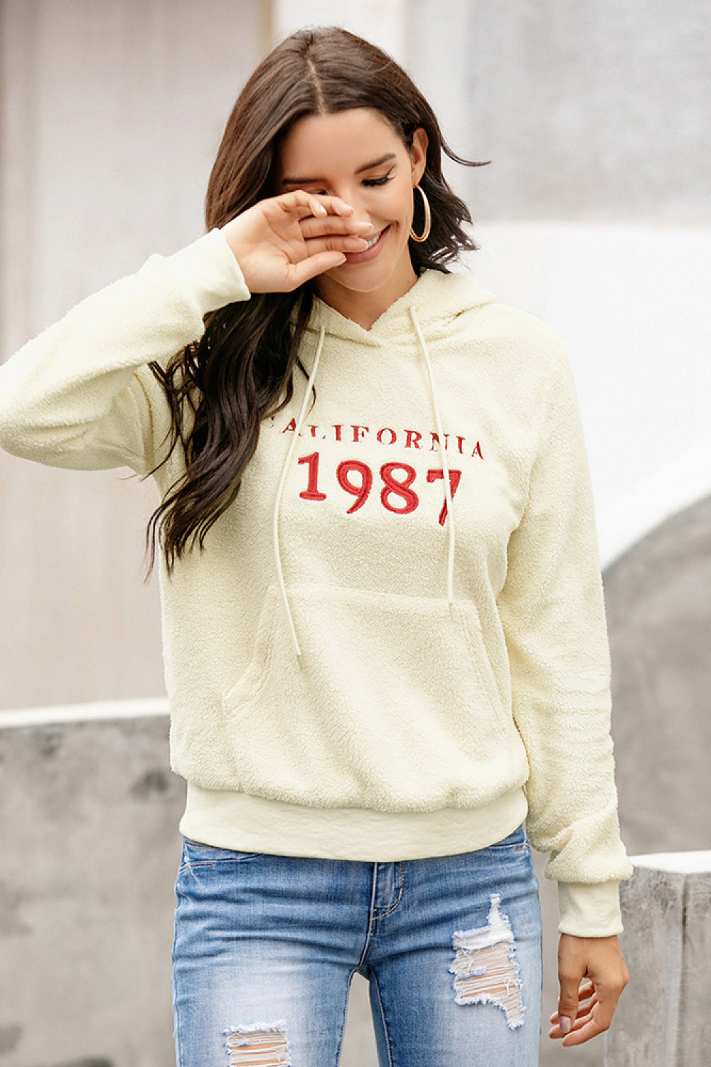 California 1987 Embroidered Hoodie