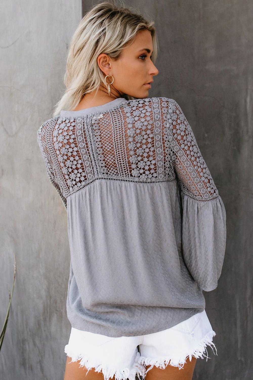 The Du Jour Crochet Blouse