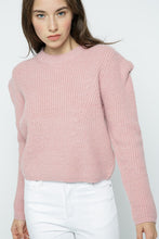 Load image into Gallery viewer, Structured Puff Shoulder Sweater
