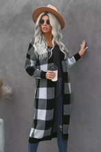 Load image into Gallery viewer, Women&#39;s Plaid Cardigan Blouse
