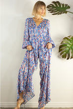Load image into Gallery viewer, BACK OPEN WIDE PANTS JUMPSUIT
