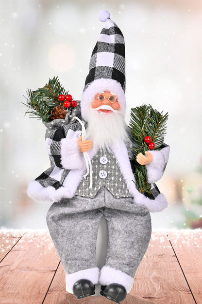 Christmas Sitting Santa Claus Figure