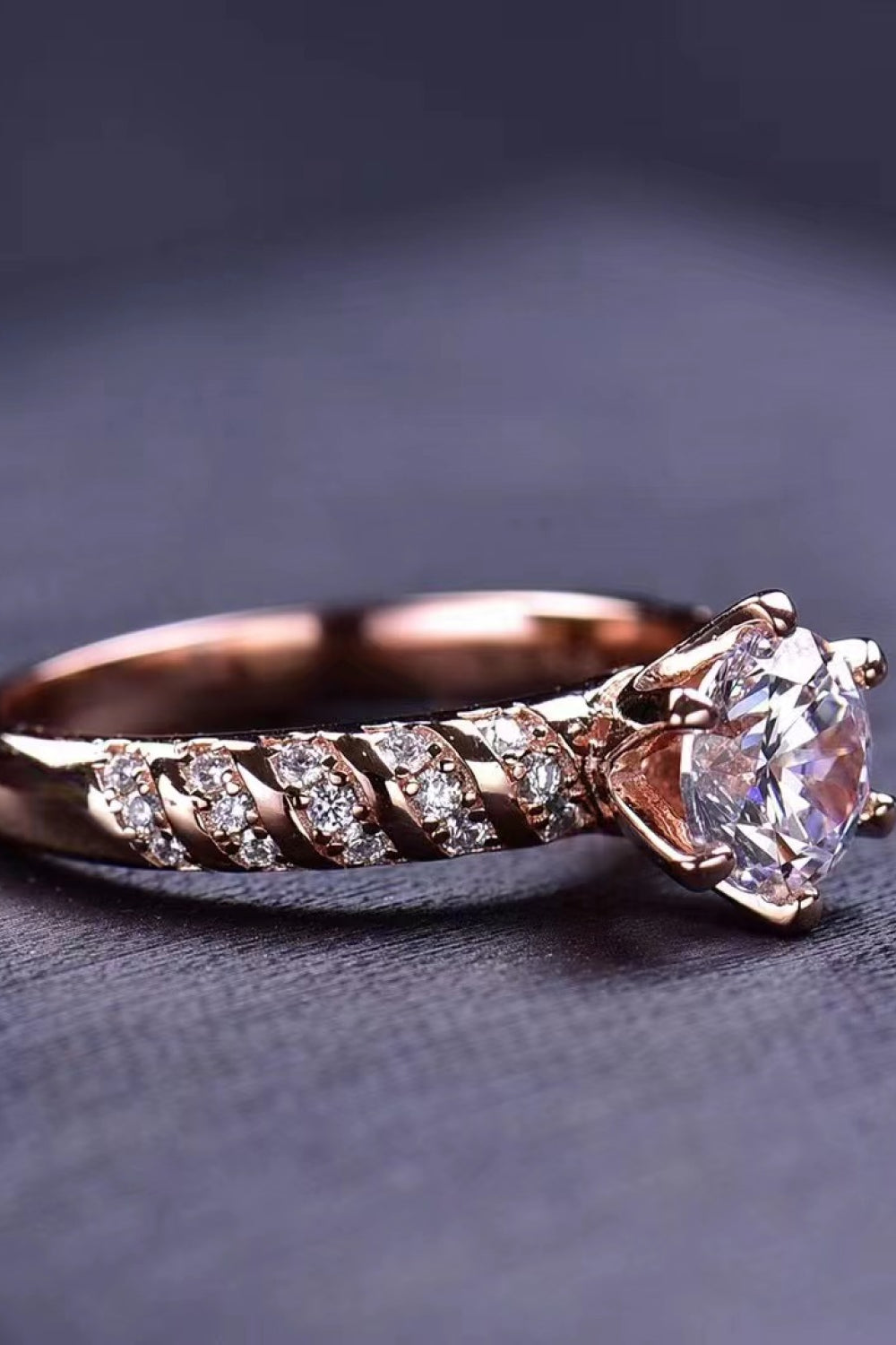 Moissanite 6-Prong Ring