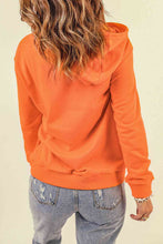 Load image into Gallery viewer, Leopard Pumpkin Graphic Hoodie with Pocket
