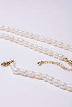 Load image into Gallery viewer, Small sized natural pearl bracelet, necklace set

