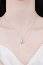 Load image into Gallery viewer, 1 Carat Moissanite Teardrop Pendant Chain Necklace
