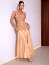 Load image into Gallery viewer, Sequin Spaghetti Strap Tulle Dress
