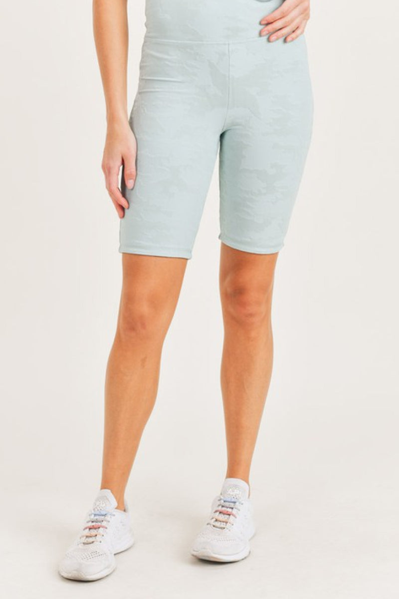 Jacquard Bermuda Biker Shorts