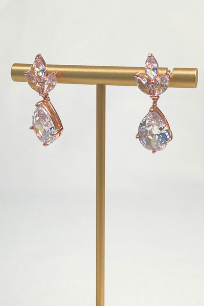 Zirconia Stone Drop Earrings