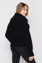 Load image into Gallery viewer, Ribbed Trim Plush Jacket
