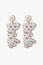 Load image into Gallery viewer, BRIDE Beaded Earrings
