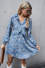 Load image into Gallery viewer, Dainty Floral Ruffled V-Neck Dress

