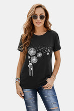 Load image into Gallery viewer, Printed Short Sleeve Round Neck Tee
