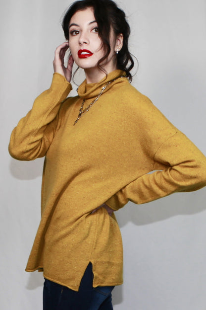 Cashmere High Neck Jumper