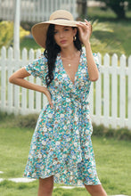 Load image into Gallery viewer, Full Size Range Floral Wrap Dress
