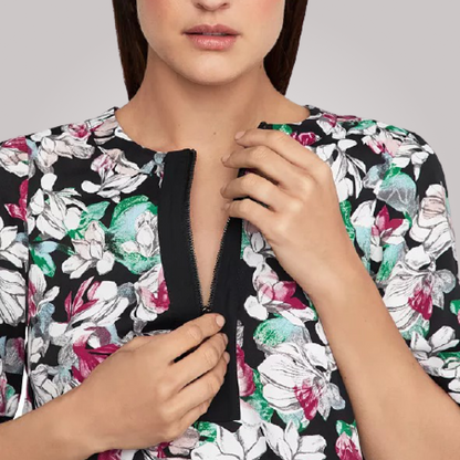 Floral-Print Shift Dress